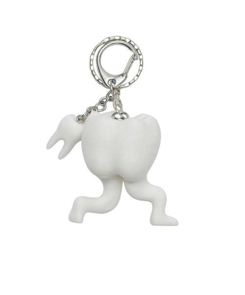 TOOTHキャラクターキーホルダー ホワイト（キーケース/キー