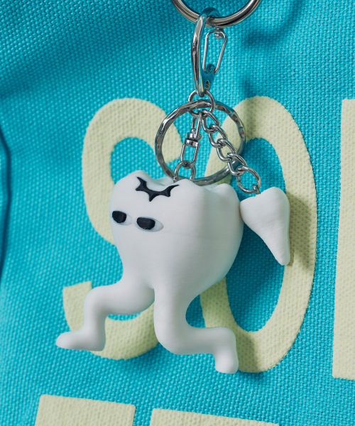 TOOTHキャラクターキーホルダー ホワイト（キーケース/キー