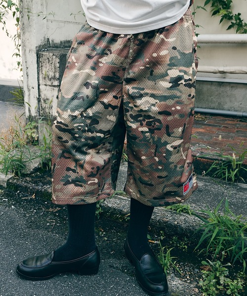 AFB（エーエフビー）の「MESH WIDE SHORTS（その他パンツ・メンズ・カモフラージュ・MEDIUM/LARGE）」の5枚目の写真