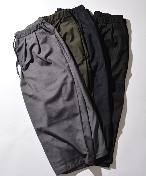 SHIPS JET BLUE（シップスジェットブルー）の「《一部追加予約》 SHIPS JET BLUE: T/R ガウチョパンツ■（その他パンツ・メンズ・オリーブ/ネイビー/ブラック/グレー・MEDIUM/SMALL）」の11枚目の写真