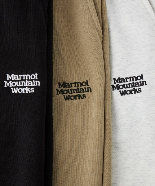 MARMOT（マーモット）の「【WEB先行予約】[Marmot/マーモット] 別注 ワンポイントロゴ刺繍スウェットパンツ（スウェットパンツ・レディース・ベージュ/ブラック/アッシュグレー・L/M/S/XL）」の14枚目の写真