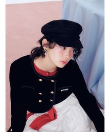 LILY BROWN（リリーブラウン）の「【LILY BROWN×MARY QUANT】パールボタンキャスケット（キャスケット）」