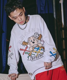 【GALFY/ガルフィー】釘バットHERTS ロンTee