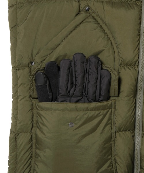 GRIP SWANY(グリップスワニー)の「【TAION-002VZWK-GS】 CORDURA DOWN VEST(ダウンベスト・メンズ・ブラック/オリーブ・S/M/L/XL/XXL)」の9枚目の写真