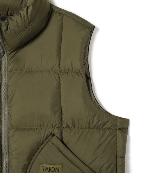GRIP SWANY(グリップスワニー)の「【TAION-002VZWK-GS】 CORDURA DOWN VEST(ダウンベスト・メンズ・ブラック/オリーブ・S/M/L/XL/XXL)」の5枚目の写真