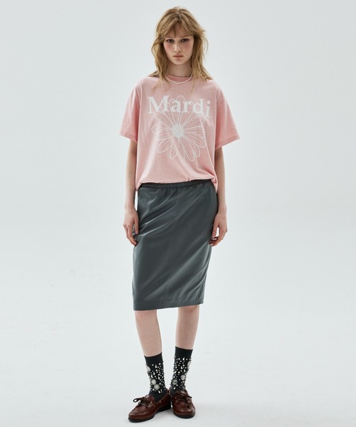Mardi Mercredi(マルディメクルディ)の「TSHIRT FLOWERMARDI PIGMENT WASHING / Tシャツ フラワー マルディ ピグメント ウォッシング(Tシャツ/カットソー・レディース・ネイビー/ピンク/ブラウン・FREE)」の22枚目の写真