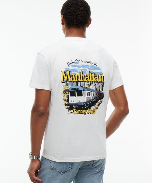 tommy jeans(トミー ジーンズ)の「NYCノベルティショートスリーブTシャツ(Tシャツ/カットソー・メンズ・ブラック/ホワイト・SMALL/LARGE/MEDIUM)」の8枚目の写真