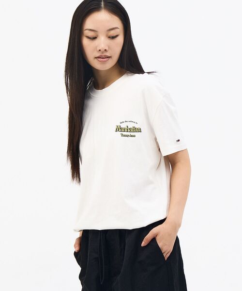 tommy jeans(トミー ジーンズ)の「NYCノベルティショートスリーブTシャツ(Tシャツ/カットソー・メンズ・ブラック/ホワイト・SMALL/LARGE/MEDIUM)」の9枚目の写真