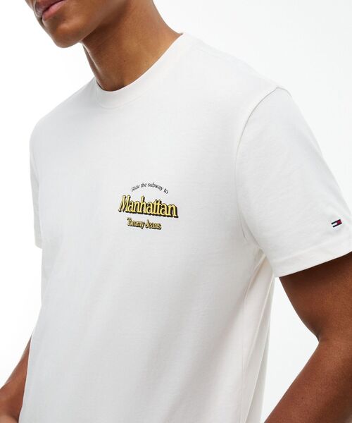 tommy jeans(トミー ジーンズ)の「NYCノベルティショートスリーブTシャツ(Tシャツ/カットソー・メンズ・ブラック/ホワイト・SMALL/LARGE/MEDIUM)」の13枚目の写真