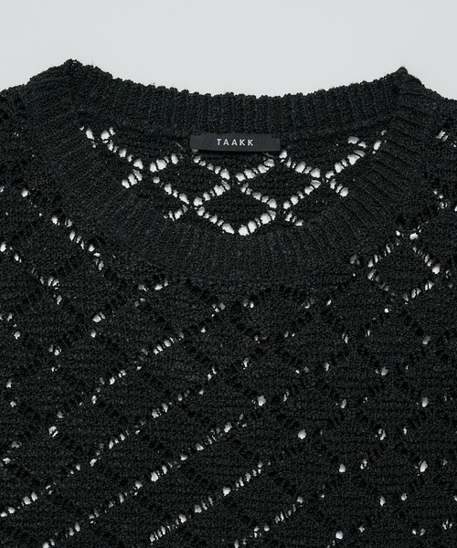 STUDIOUS(ステュディオス)の「MULTI-COLORED SWEATER(ニット/セーター・メンズ・ブラック/マルチ/グリーン・2/3)」の11枚目の写真