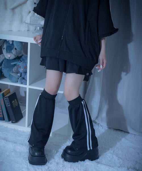 Whinny(ホワイニー)の「Whinny/【2026夏新作♪】未来的カリスマセーラージャージ(ブルゾン・レディース・ネイビー/ホワイト/ブラック・FREE)」の9枚目の写真