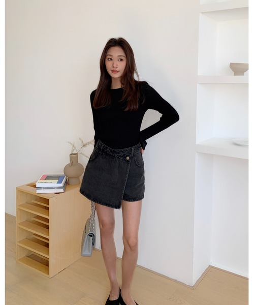 BIRTHDAY BASH（バースデイバッシュ）の「SHEER FRILL SLEEVE TOPS（シアーフリルスリーブトップス）（Tシャツ/カットソー・レディース・ブラック・S/M）」の10枚目の写真