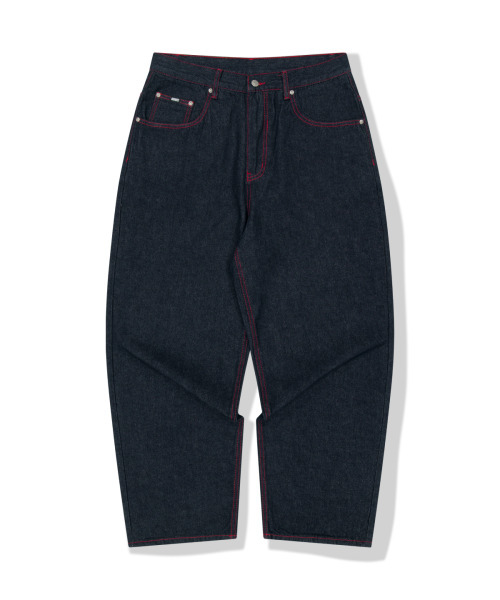 WKNDRS(ウィーキャンドース)の「HOUND デニムパンツ (D.BLUE)(デニムパンツ・レディース・その他・SMALL/MEDIUM/LARGE/X-LARGE)」の2枚目の写真