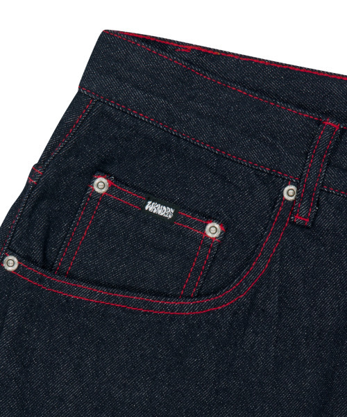 WKNDRS(ウィーキャンドース)の「HOUND デニムパンツ (D.BLUE)(デニムパンツ・レディース・その他・SMALL/MEDIUM/LARGE/X-LARGE)」の4枚目の写真