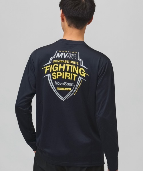 MoveSport(ムーブスポーツ)の「【別注】ムーブスポーツ MoveSport メッセージTシャツ 限定コラボ(Tシャツ/カットソー・メンズ・ブラック/ホワイト/ネイビー・LL/L/M/S/3L)」の3枚目の写真