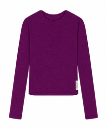 LARTIGENT | L23 SLIM TENCEL T-SHIRT(PURPLE)(Tシャツ/カットソー)