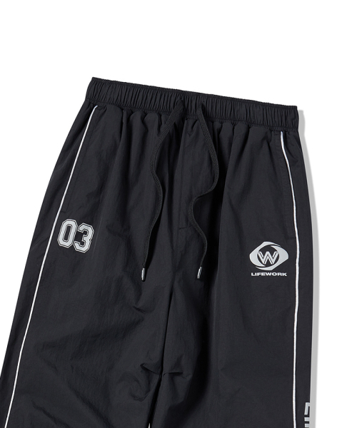 LIFE WORK(ライフワーク)の「ナンバリングワンマイルパンツ(スウェットパンツ・メンズ・グリーン/ブラック・M/L)」の4枚目の写真