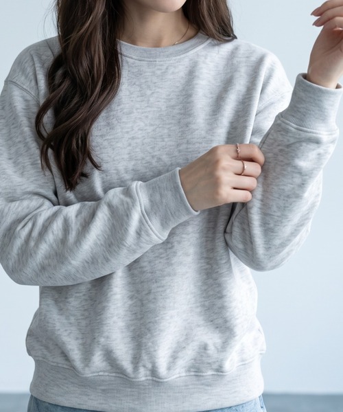 umune(ウムネ)の「きれいめに着こなせる♪大人のためのベーシックスウェット(スウェット・レディース・グレー/チャコールグレー/ライトグレー・FREE)」の20枚目の写真