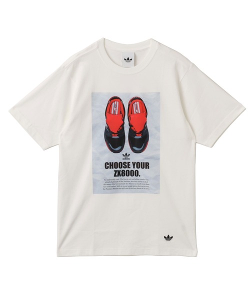 adidas(アディダス)の「adidas ZX8000 PREDATOR TEE / アディダス ゼットエックス8000 プレデター T-シャツ(Tシャツ/カットソー・メンズ・ホワイト・S/M/L/XL/3XL)」の1枚目の写真
