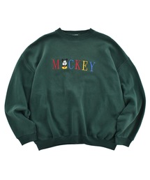 【USED】90’s Disney “MIKCKEY” キャラクター スウェット USA製