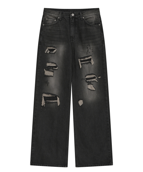 Midnight Move(ミッドナイトムーブ)の「DB DG パンツ (ブラック)(デニムパンツ・レディース・その他・SMALL/MEDIUM)」の1枚目の写真