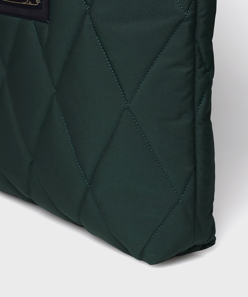 Barbour(バブアー)の「Paul Smith loves Barbour キルティングトートバッグ【263715 LBA0625】(トートバッグ・メンズ・ブラック/ダークグリーン・FREE)」の15枚目の写真
