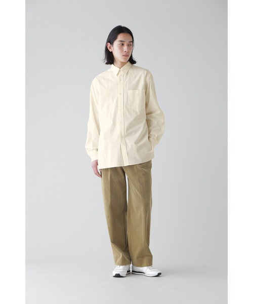 YLEVE(イレーヴ)の「YLEVE / HIGH DENSITY COTTON TYPEWRITER SH(シャツ/ブラウス・メンズ・イエロー・3)」の2枚目の写真