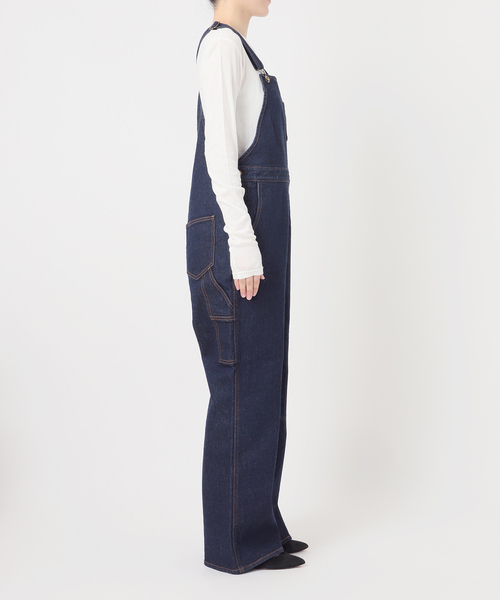 Spick & Span（スピックアンドスパン）の「《40周年 / 》5 1/2 40th FLARE LINE OVERALLS（サロペット/オーバーオール・レディース・ネイビー・28/27）」の10枚目の写真
