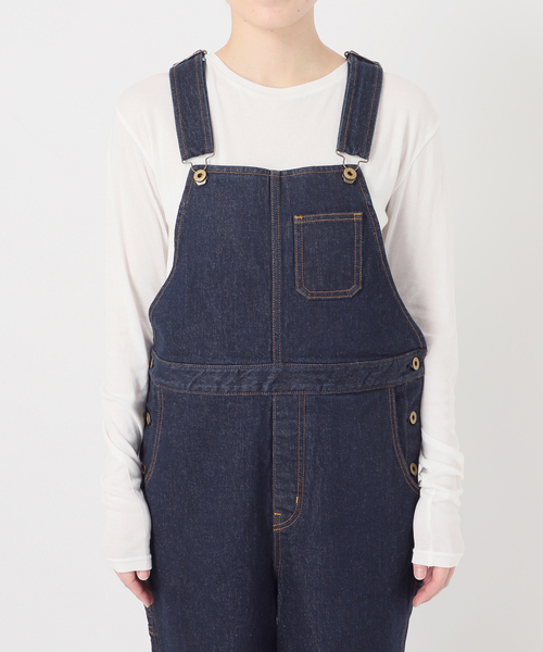 Spick & Span（スピックアンドスパン）の「《40周年 / 》5 1/2 40th FLARE LINE OVERALLS（サロペット/オーバーオール・レディース・ネイビー・28/27）」の11枚目の写真