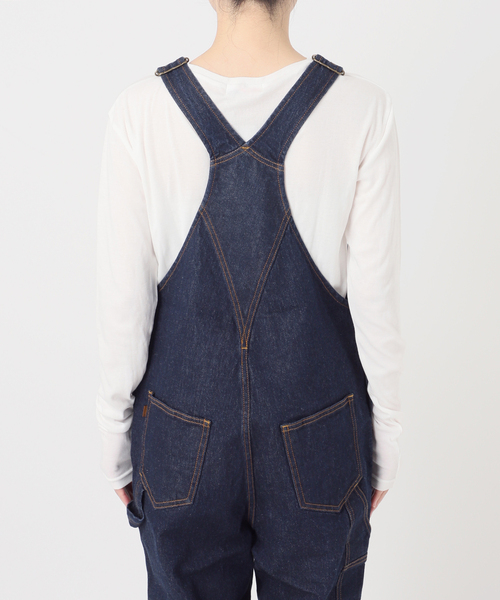 Spick & Span（スピックアンドスパン）の「《40周年 / 》5 1/2 40th FLARE LINE OVERALLS（サロペット/オーバーオール・レディース・ネイビー・28/27）」の12枚目の写真