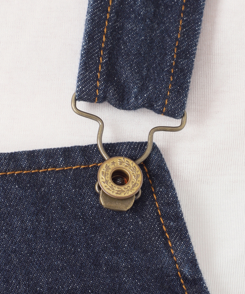 Spick & Span（スピックアンドスパン）の「《40周年 / 》5 1/2 40th FLARE LINE OVERALLS（サロペット/オーバーオール・レディース・ネイビー・28/27）」の15枚目の写真