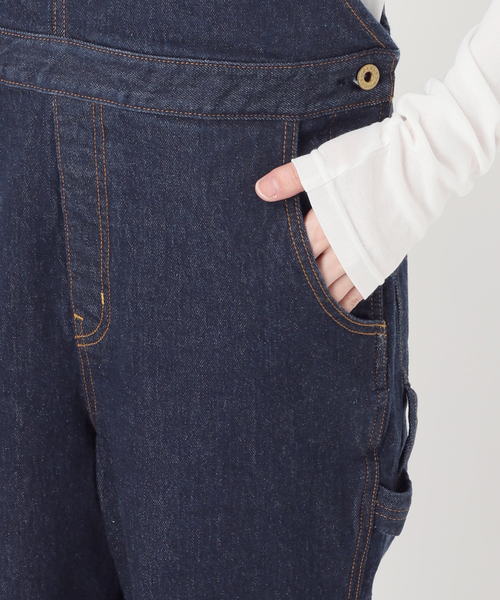 Spick & Span（スピックアンドスパン）の「《40周年 / 》5 1/2 40th FLARE LINE OVERALLS（サロペット/オーバーオール・レディース・ネイビー・28/27）」の16枚目の写真