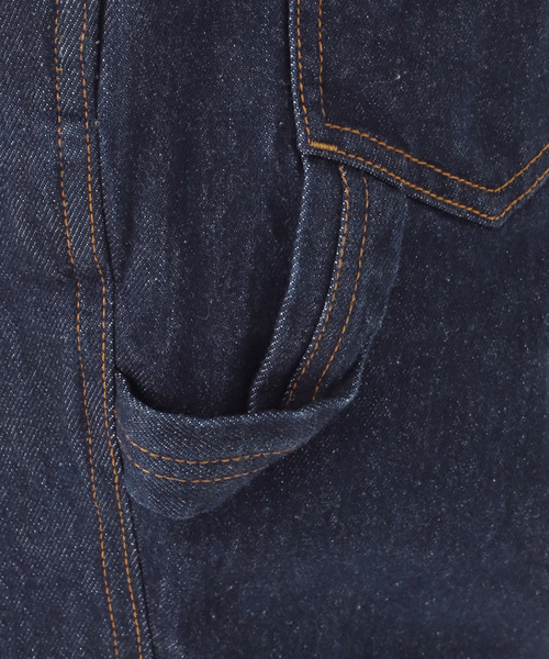 Spick & Span（スピックアンドスパン）の「《40周年 / 》5 1/2 40th FLARE LINE OVERALLS（サロペット/オーバーオール・レディース・ネイビー・28/27）」の18枚目の写真