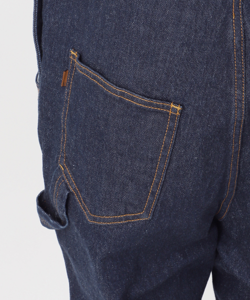 Spick & Span（スピックアンドスパン）の「《40周年 / 》5 1/2 40th FLARE LINE OVERALLS（サロペット/オーバーオール・レディース・ネイビー・28/27）」の19枚目の写真