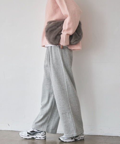 Champion(チャンピオン)の「チャンピオン SWEATPANTS(スウェットパンツ・レディース・グレー/オートミール・M)」の16枚目の写真
