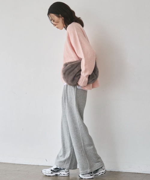 Champion(チャンピオン)の「チャンピオン SWEATPANTS(スウェットパンツ・レディース・グレー/オートミール・M)」の8枚目の写真