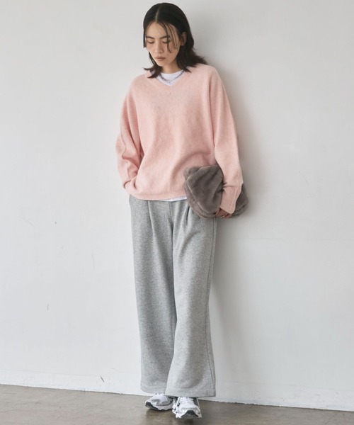 Champion(チャンピオン)の「チャンピオン SWEATPANTS(スウェットパンツ・レディース・グレー/オートミール・M)」の10枚目の写真