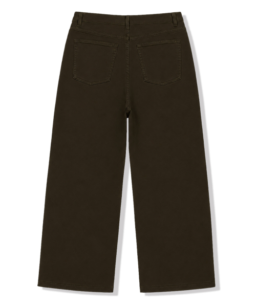 NTET(エンティーイーティー)の「ノーマルウォッシュ ワイド チノパンツ (brown)(その他パンツ・メンズ・ブラウン・LARGE/MEDIUM/SMALL/X-LARGE)」の3枚目の写真