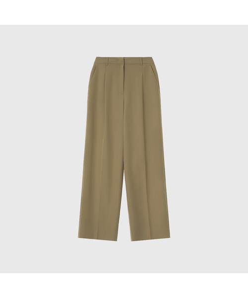 LOOKAST(ルックキャスト)の「KIKO ワイドスラックス / KIKO WIDE SLACKS_2colors(その他パンツ・レディース・ベージュ・SMALL/MEDIUM)」の1枚目の写真