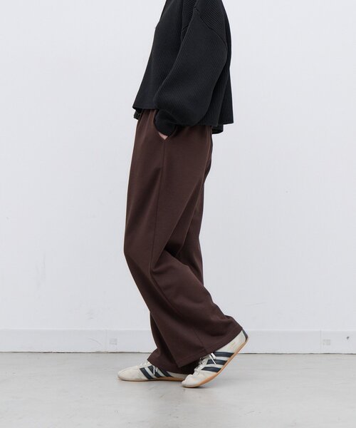 CIAOPANIC TYPY（チャオパニックティピー）の「∴【XS～XLサイズ展開】あったかカットジョーゼットタックイージーパンツ（その他パンツ・レディース・ブラック/ベージュ/ブラウン/カーキ/アイボリー/バイオレット・SMALL/MEDIUM/LARGE/X-LARGE/X-SMALL）」の20枚目の写真