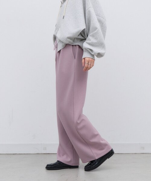 CIAOPANIC TYPY（チャオパニックティピー）の「∴【XS～XLサイズ展開】あったかカットジョーゼットタックイージーパンツ（その他パンツ・レディース・ブラック/ベージュ/ブラウン/カーキ/アイボリー/バイオレット・SMALL/MEDIUM/LARGE/X-LARGE/X-SMALL）」の18枚目の写真