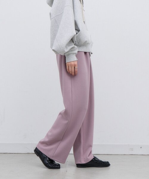 CIAOPANIC TYPY（チャオパニックティピー）の「∴【XS～XLサイズ展開】あったかカットジョーゼットタックイージーパンツ（その他パンツ・レディース・ブラック/ベージュ/ブラウン/カーキ/アイボリー/バイオレット・SMALL/MEDIUM/LARGE/X-LARGE/X-SMALL）」の7枚目の写真