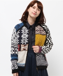 [Desigual/デシグアル]ファスナー付ニットセーター