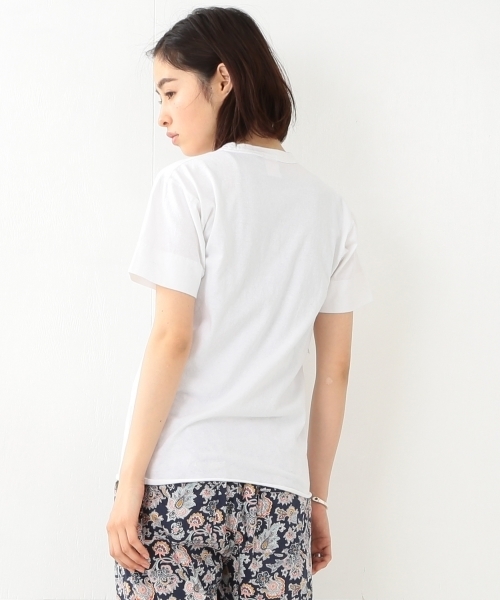 Healthknit（ヘルスニット）の「【FUDGE5月号掲載】Healthknit / ヘンリーネック ショートスリーブ（Tシャツ/カットソー・レディース・ホワイト/ナチュラル/チャコールグレー・ONE SIZE）」の7枚目の写真