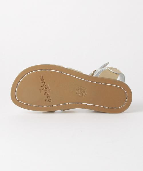 green label relaxing(グリーンレーベルリラクシング)の「【SaltWater(ソルトウォーター)】サンダル2/ゴールド◆(サンダル・キッズ・ゴールド・16.3cm/18.2cm/17.4cm/19.2cm)」の4枚目の写真