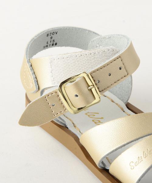 green label relaxing(グリーンレーベルリラクシング)の「【SaltWater(ソルトウォーター)】サンダル2/ゴールド◆(サンダル・キッズ・ゴールド・16.3cm/18.2cm/17.4cm/19.2cm)」の8枚目の写真