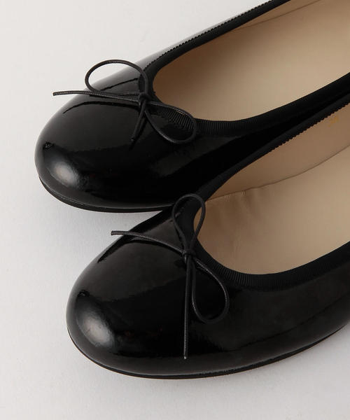 BEAUTY&YOUTH UNITED ARROWS（ビューティーアンドユースユナイテッドアローズ）の「BY エナメル バレエシューズ 3 ◆（バレエシューズ・レディース・シルバー/ブラック・36/37/35/35h/37h/36h/38）」の7枚目の写真