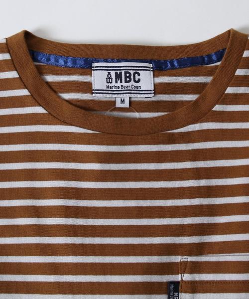coen(コーエン)の「【MBC】SZボーダーポケT●(Tシャツ/カットソー・メンズ・ネイビー/ホワイト×ネイビー/ホワイト系その他/マスタード・LARGE/SMALL/X-LARGE/MEDIUM)」の20枚目の写真
