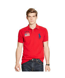 POLO RALPH LAUREN | カスタムフィット USA メッシュ ポロシャツ(ポロシャツ)