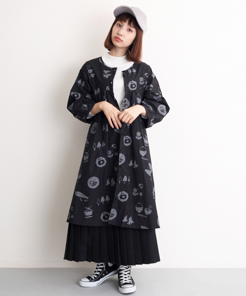 Merlot メルロー の Nipponのごはん柄ワンピース2104 ワンピース Wear